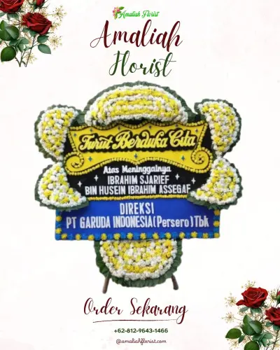 Papan Bunga Duka di Cimaragang